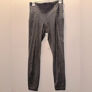Athleta women’s grey leggings with pockets S EUC activewear athleisure gym